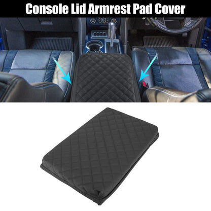 Center Console Lid Armrest Cover for Ford F150 (2009-2014) Black