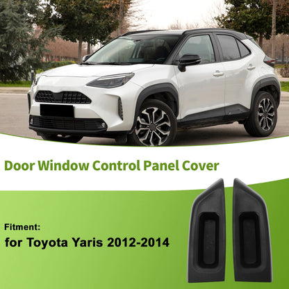 Rear Left & Right Window Switch Bezel Covers for Toyota Yaris (2006-2011)