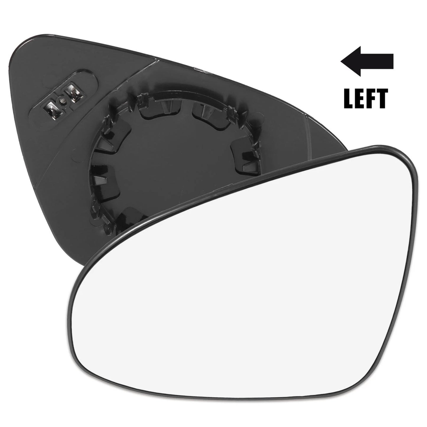 Left Side Heated Mirror Glass with Backing Plate for Toyota C-HR