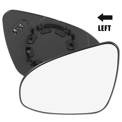 Left Side Heated Mirror Glass with Backing Plate for Toyota C-HR