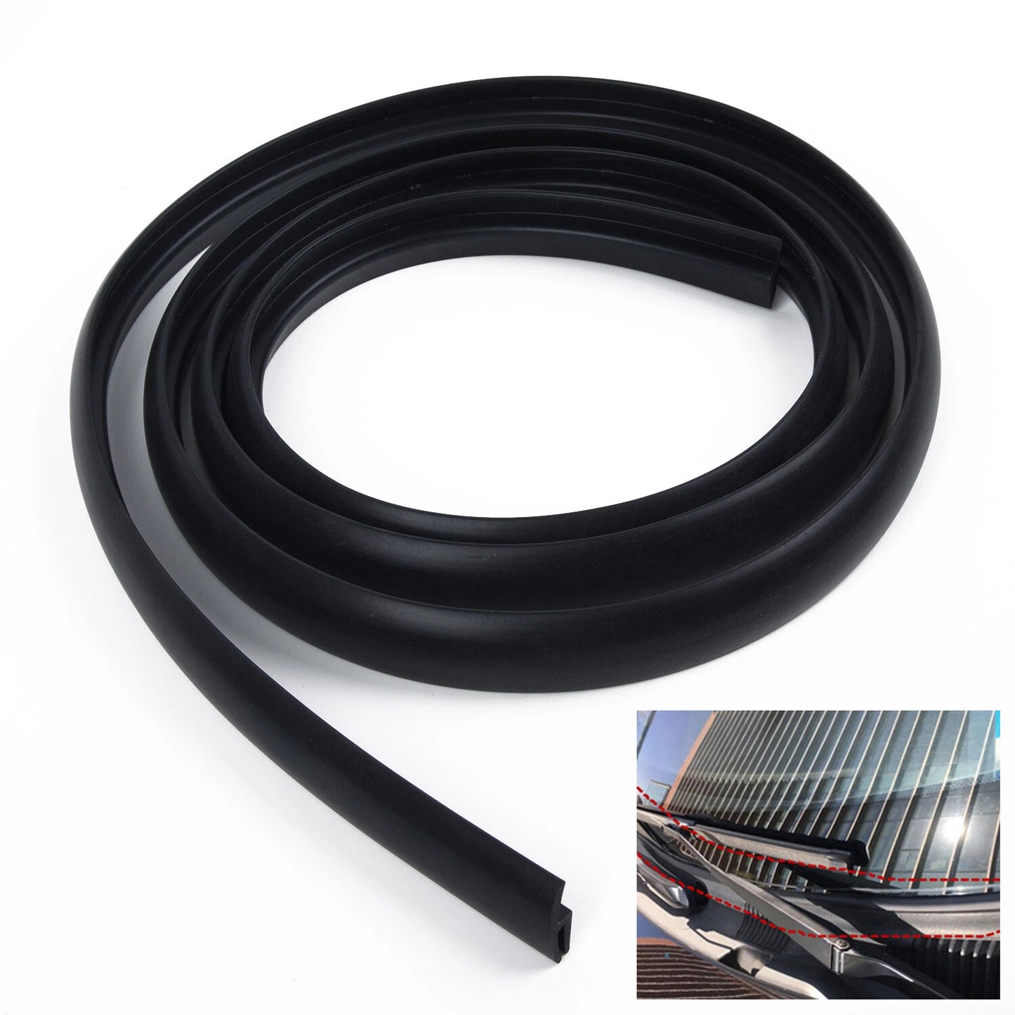 Windshield Panel Trim Sealing Rubber Strip for Car