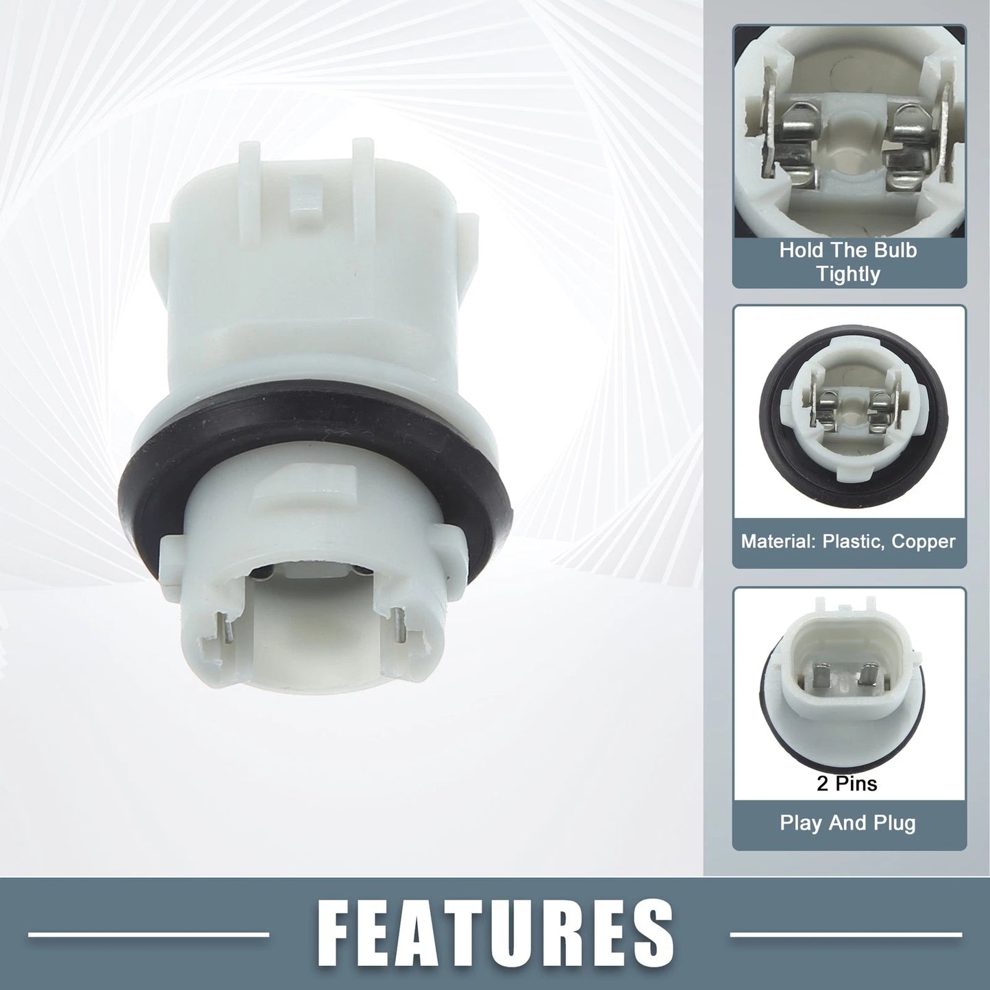 Turn Signal Light Bulb Socket Holder for Toyota Camry (2007–2015)