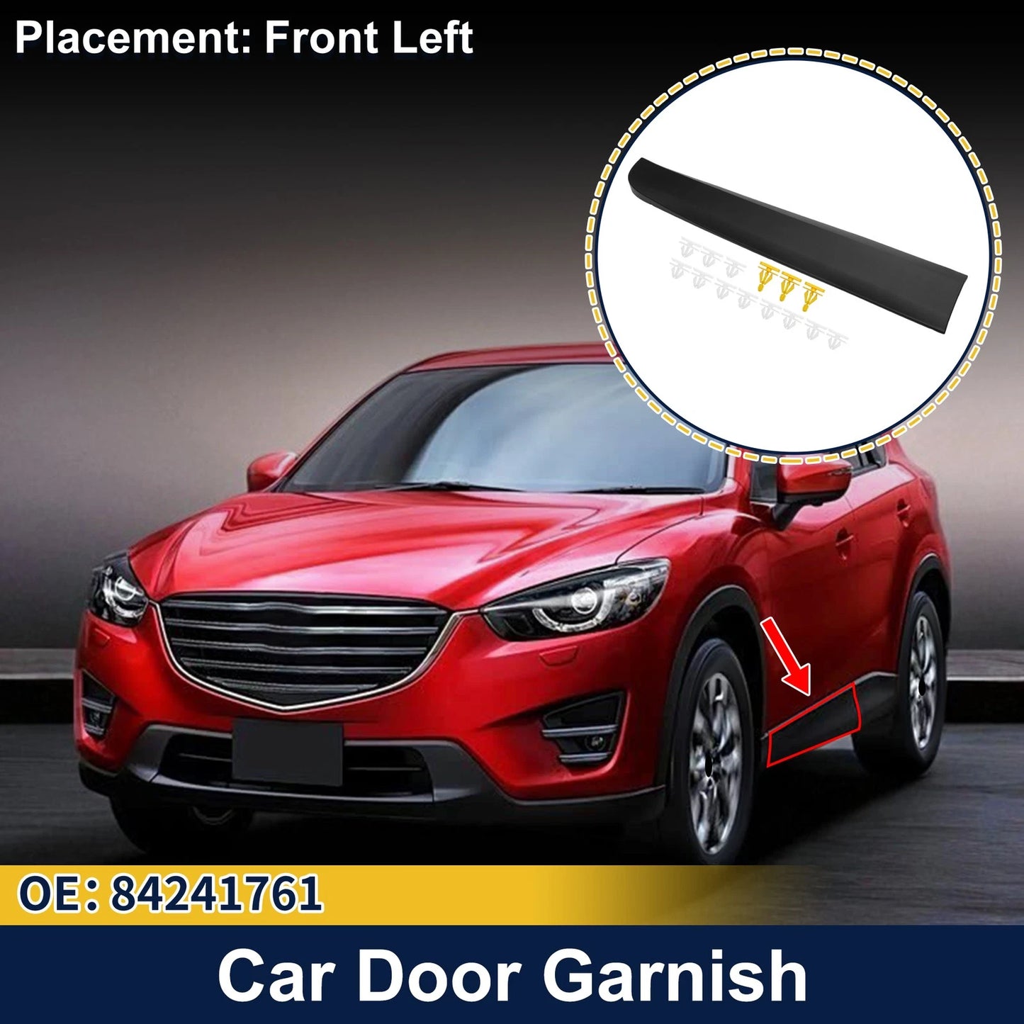 Door Side Lower Trim Garnish Trim for Chevrolet Traverse
