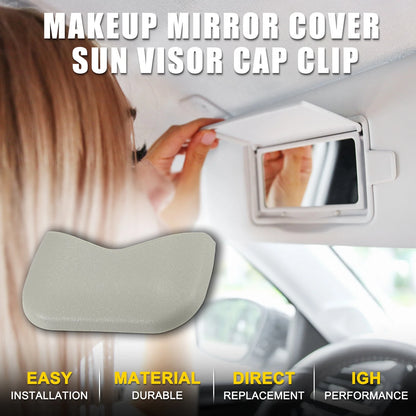 Makeup Mirror Cover Sun Visor Clip for Nissan Grey