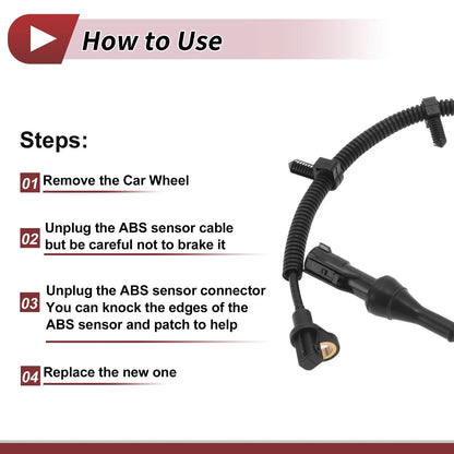 ABS Wheel Speed Sensor for Ford Focus (2008-2011) Rear Left