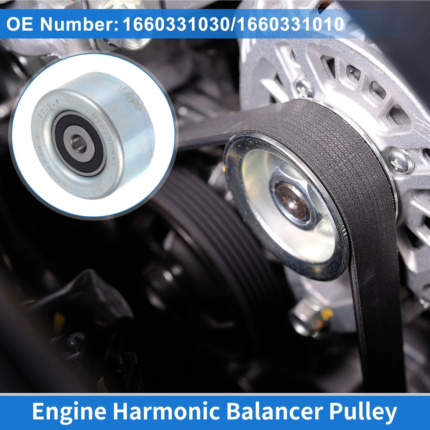 Drive Belt Idler Pulley for Toyota 4Runner (2003–2009)