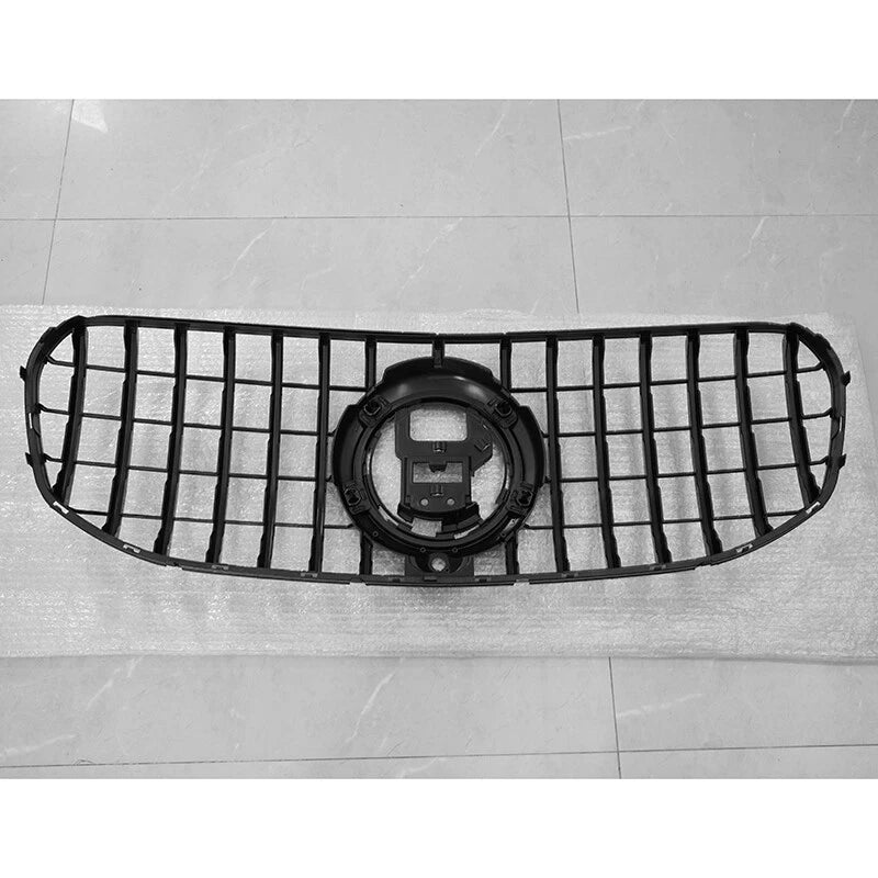 Chrome & Black Front Grille with Camera for Mercedes Benz X167 GLS450 GLS580 (2020-2023)