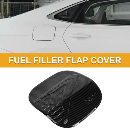 Fuel Tank Door Cap for Nissan Qashqai 2023-2025 Carbon Fiber Black