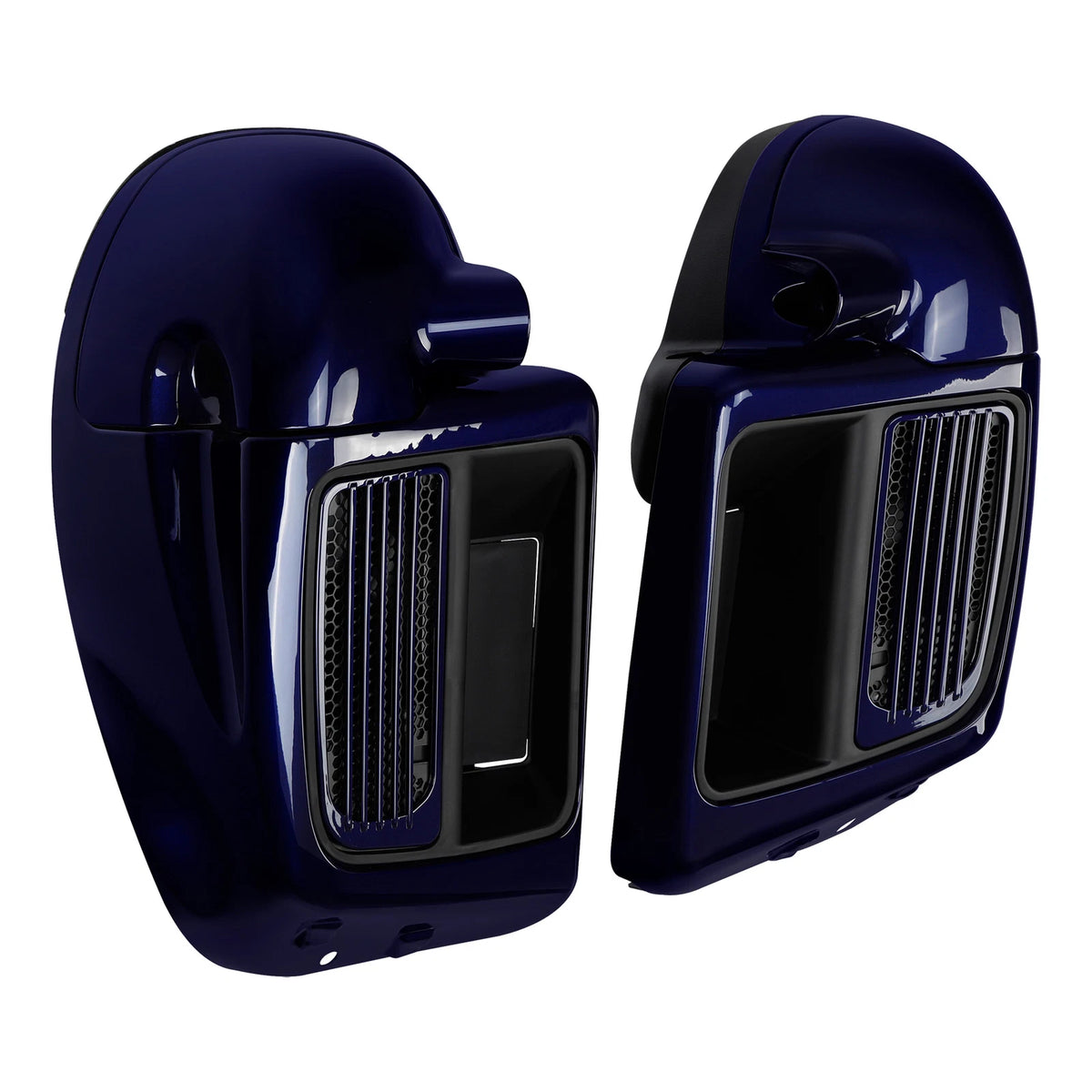 Lower Vented Fairings for Harley Road Glide (2014-2024) Zephyr Blue Sunglo