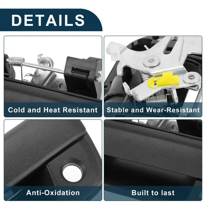 Tailgate Handle Bezel for Chevrolet Colorado Door Handle with Key Hole for GMC