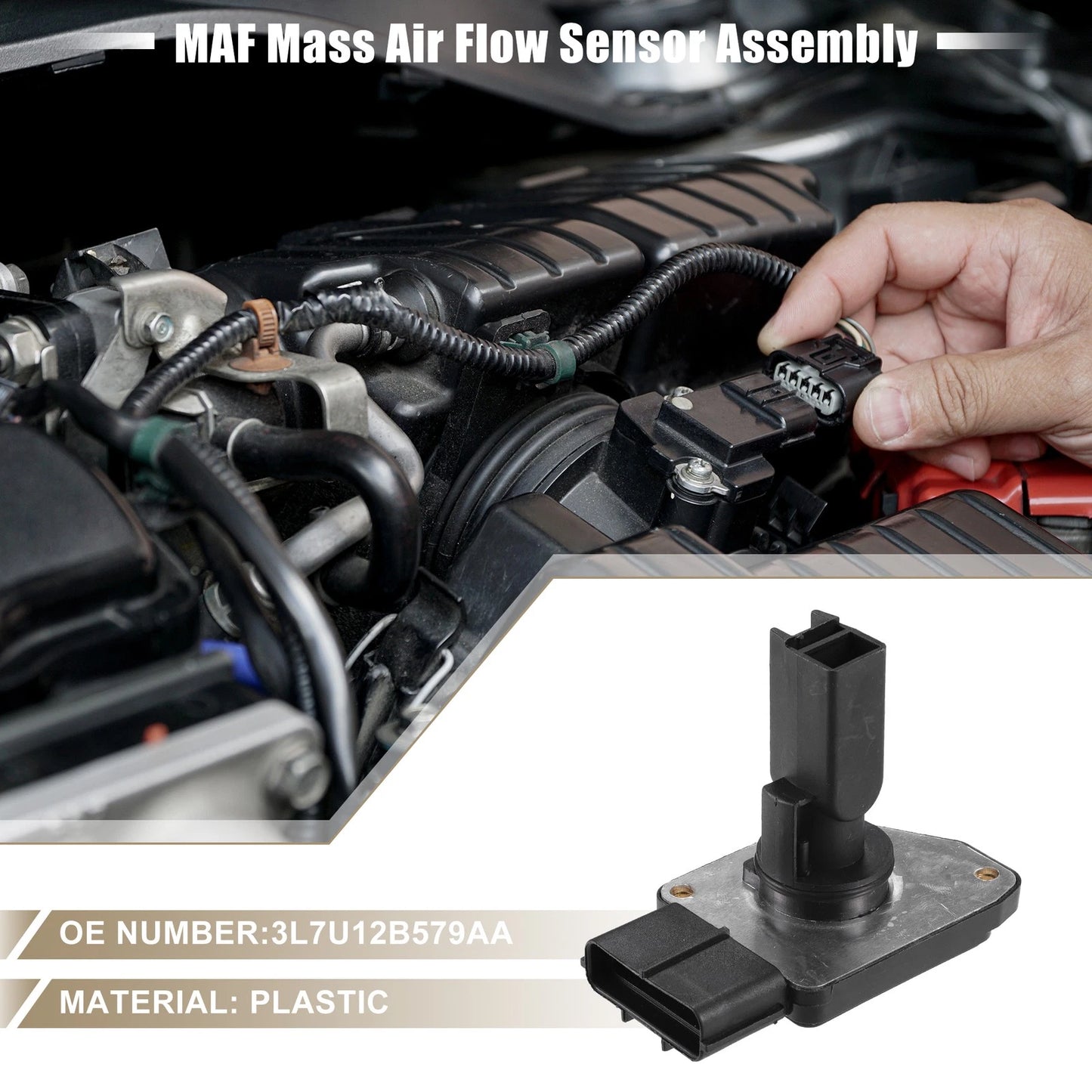 MAF Mass Air Flow Sensor for Ford Expedition (2003-2004)