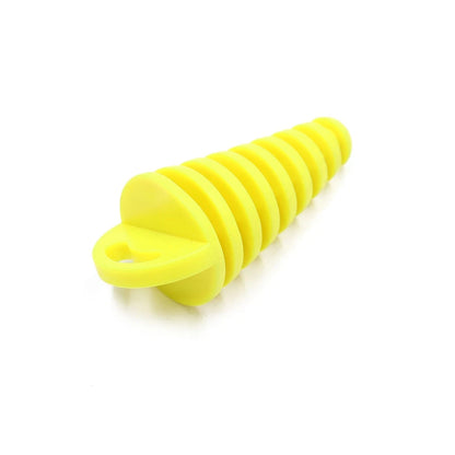 Muffler Wash Plug / 15-38mm / Yellow Rubber Motorcycle Silencer for Motorcycle