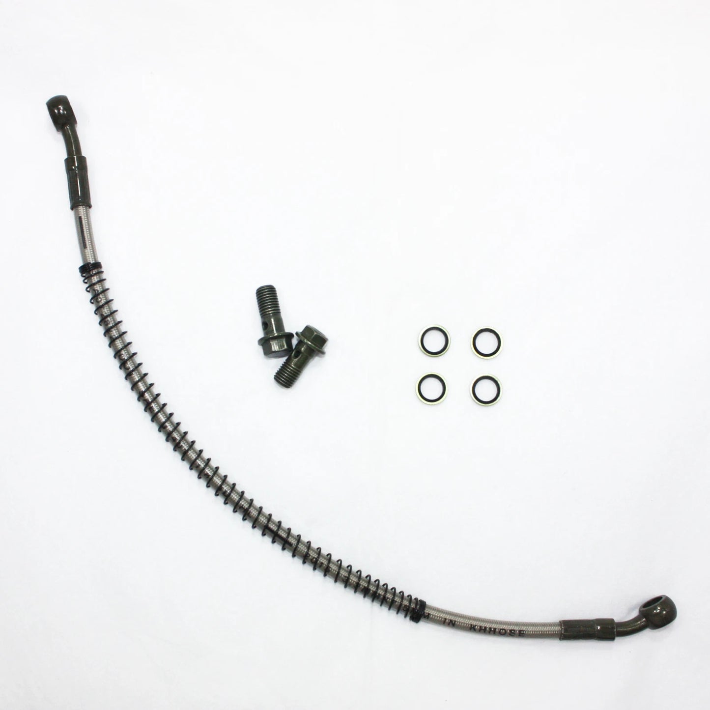 10mm Banjo 405mm Oil Cooler Brake Hose Line for PIT PRO Quad Dirt Bike ATV