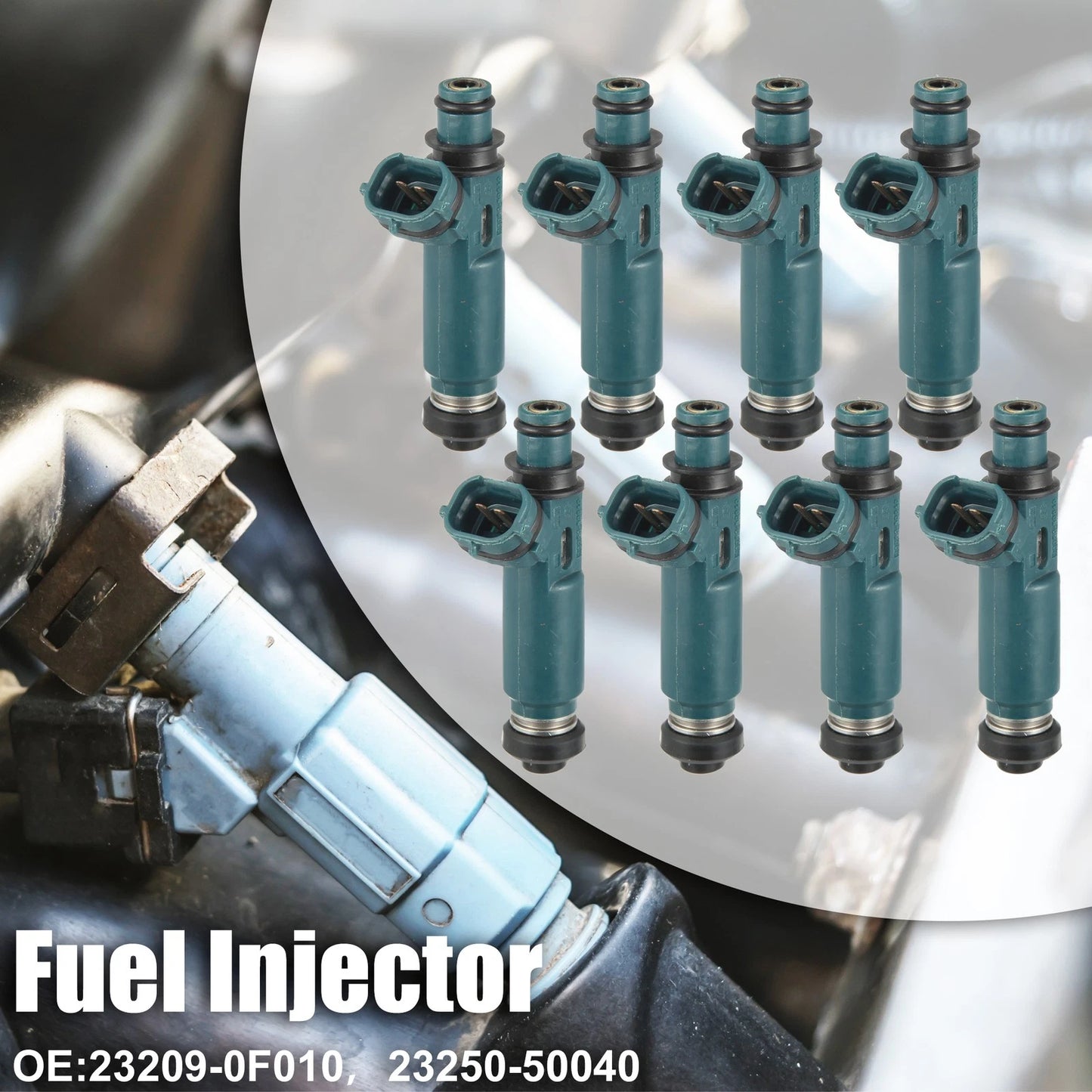 8pcs Fuel Injector for Toyota 4Runner Tundra (2000–2005)