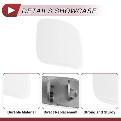 Front Left Bumper Trim Nozzle Cover for Volvo XC60 (2009-2013) White