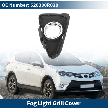 1 Pc Front Right Fog Light Grill for Toyota RAV4 (2016–2018)