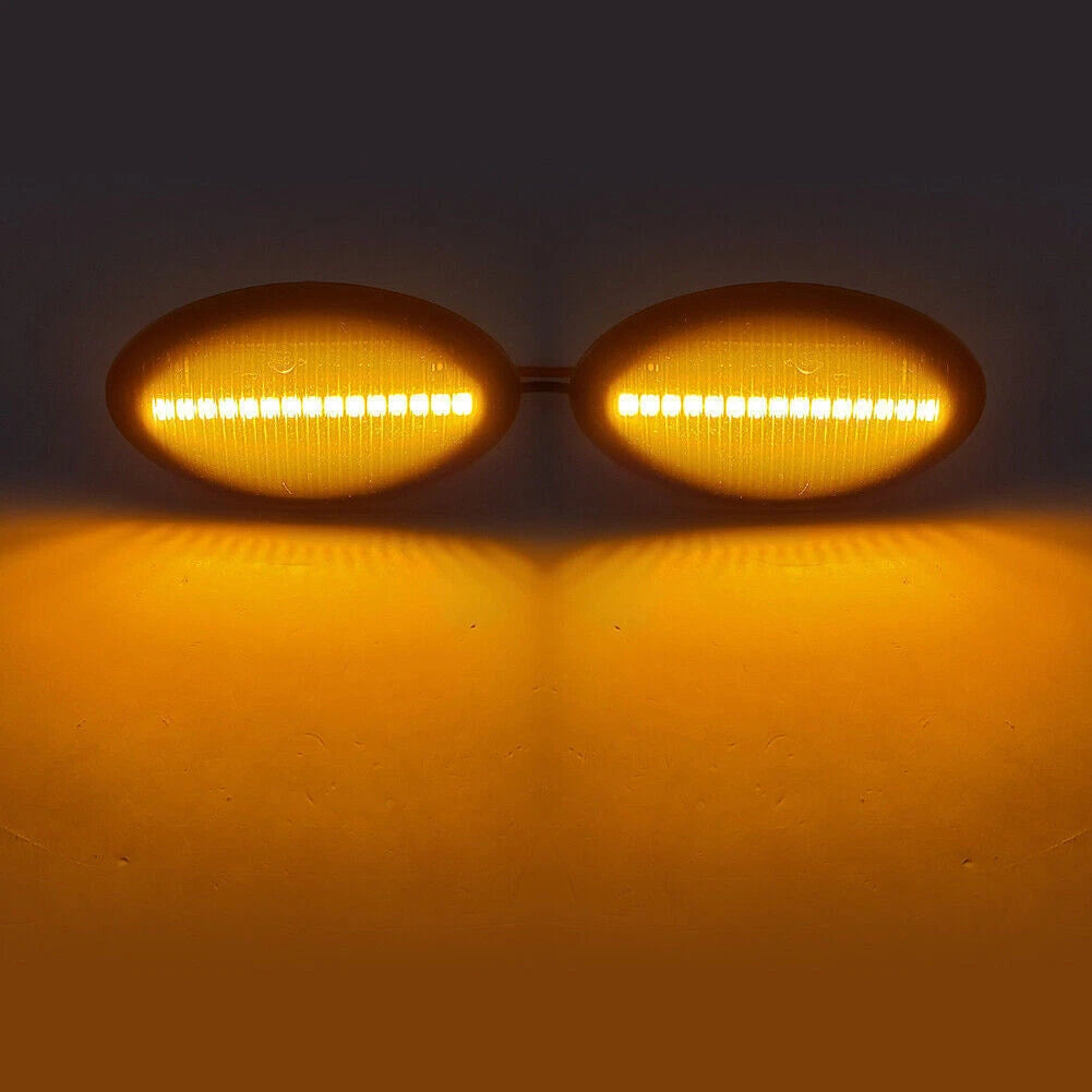 LED Black Dynamic Side Marker Lights for Mini Cooper R50 R52 R53 (2001-2008)