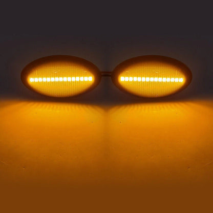 LED Black Dynamic Side Marker Lights for Mini Cooper R50 R52 R53 (2001-2008)