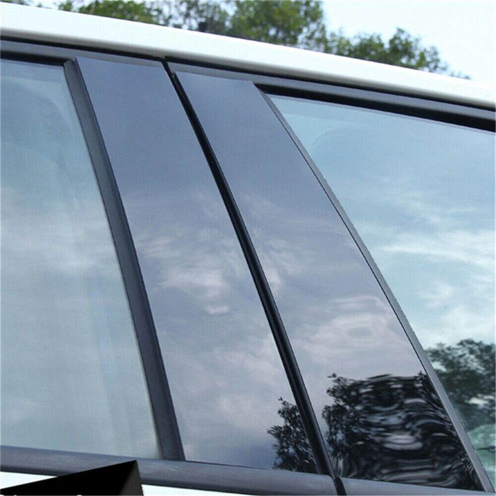 4x Offroad Gloss Black B Pillar Trim Covers for Ford F150 (2015-2021)
