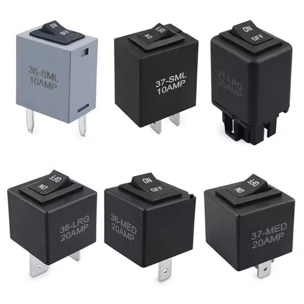 6 x 12V Fuel Pump Relay Switch Kit for Cars (Various Years)