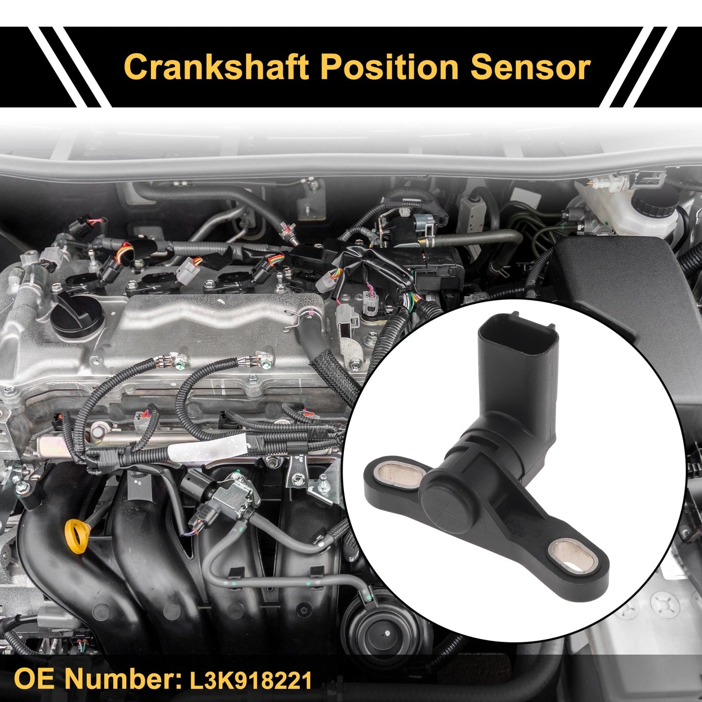 Crankshaft Position Sensor for Mazda 6 Hatchback 2.0 MZR (2007-2013)