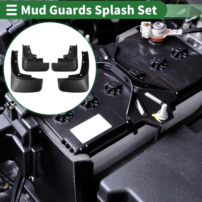 Mud Flaps Splash Guards for Ford Edge Plus (2021) - Includes Mount Accessories