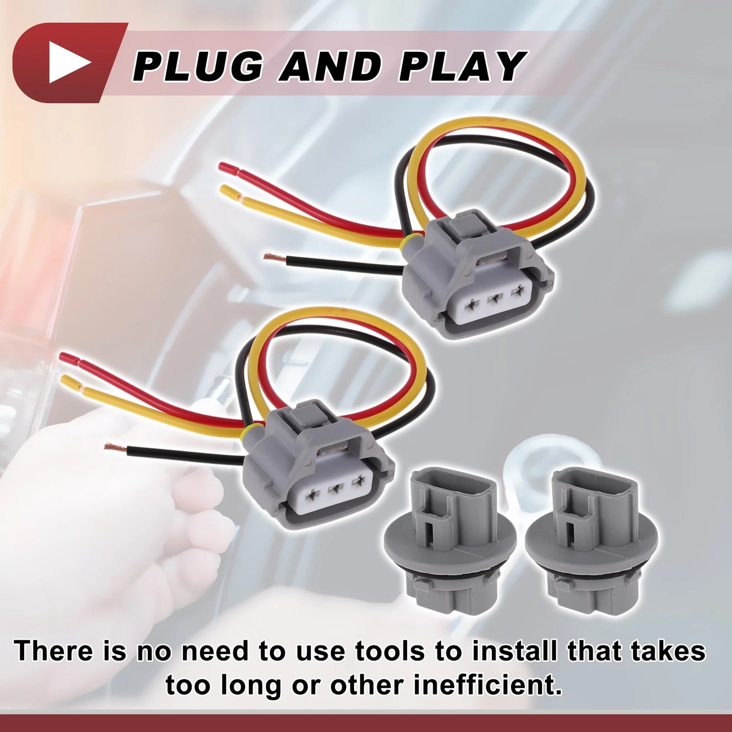 Headlight Turn Signal Light Socket Wiring for Toyota 4Runner (2003-2006)
