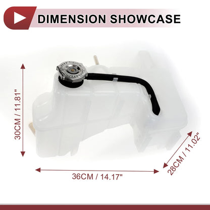 1 x Coolant Expansion Overflow Tank with Cap for Dodge Charger