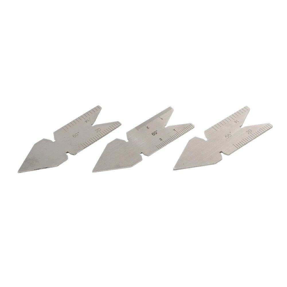 Fishtail Thread Cutting Gauge Metric 60° for Lathe Tool