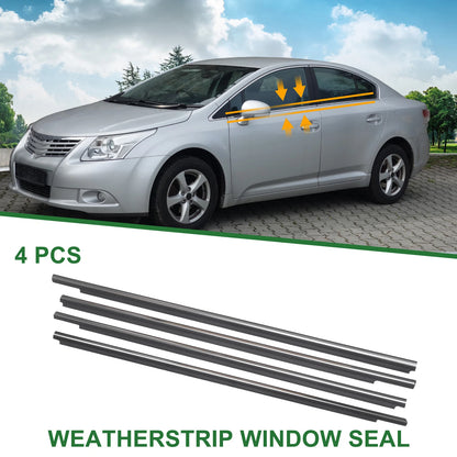 4 x Weatherstrip Window Seal for Toyota Camry (1997-2001)