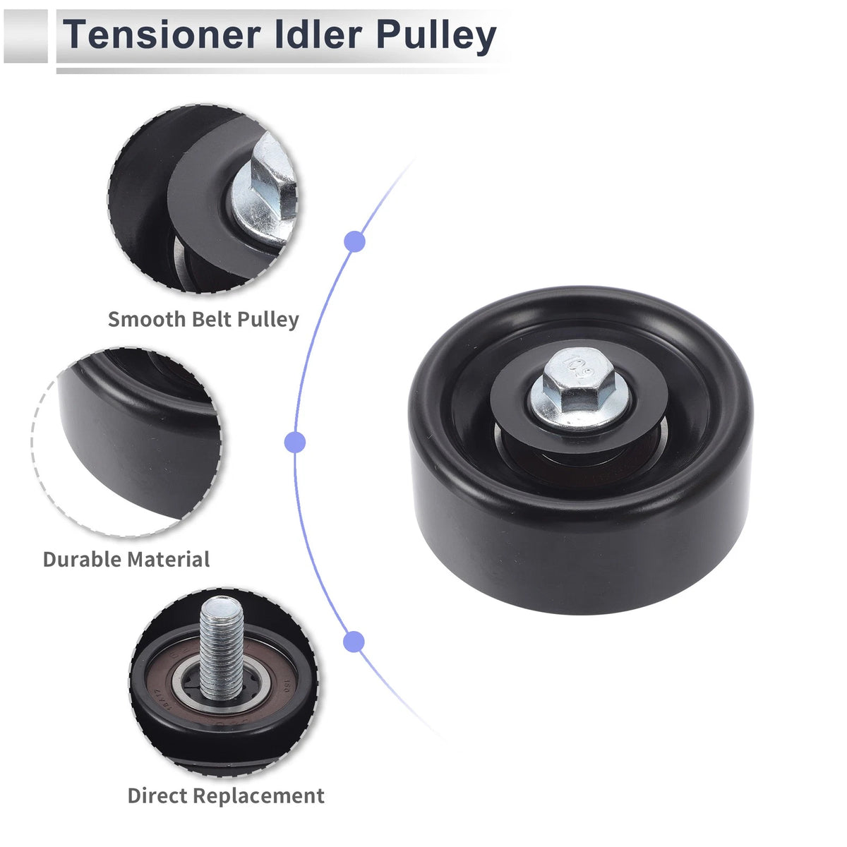 Drive Belt Idler Pulley for Chevrolet Silverado (2013 - 2021)