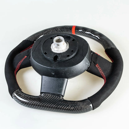 Flat Bottom Carbon Suede Steering Wheel for Mini R55 R56 R57 R58 R59 R60 R61 (2006-2019)