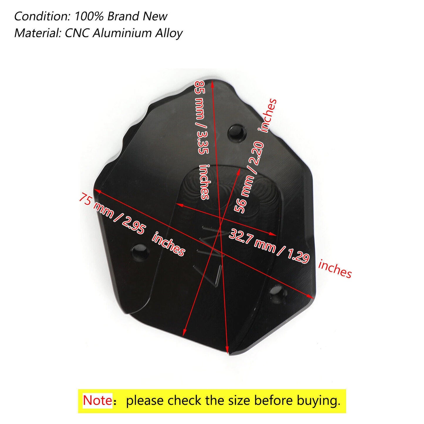 Side Stand Plate for Yamaha MT-07 FZ-07 (2014-2023)