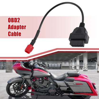 6 Pin to OBDII Cable Adapter for Yamaha Harley-Davidson