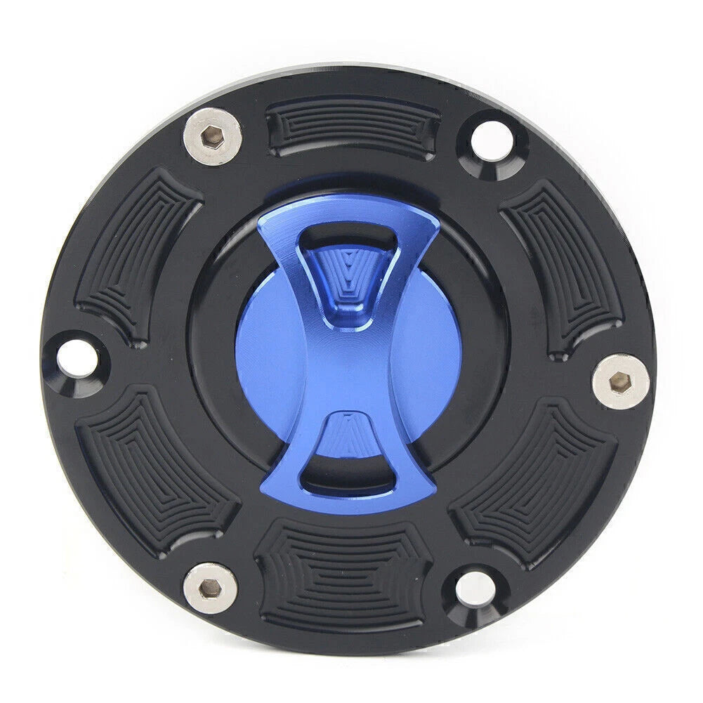 Fuel Gas Tank Cap Cover for Aprilia RS125 RS250 RSV1000 Tiger 800 Blue