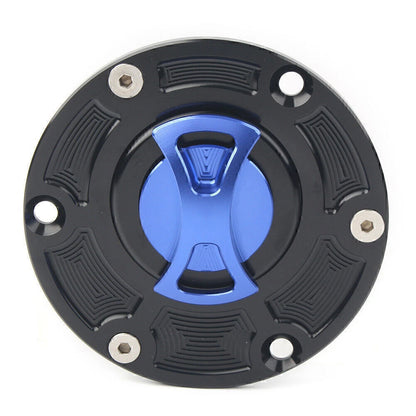 Fuel Gas Tank Cap Cover for Aprilia RS125 RS250 RSV1000 Tiger 800 Blue