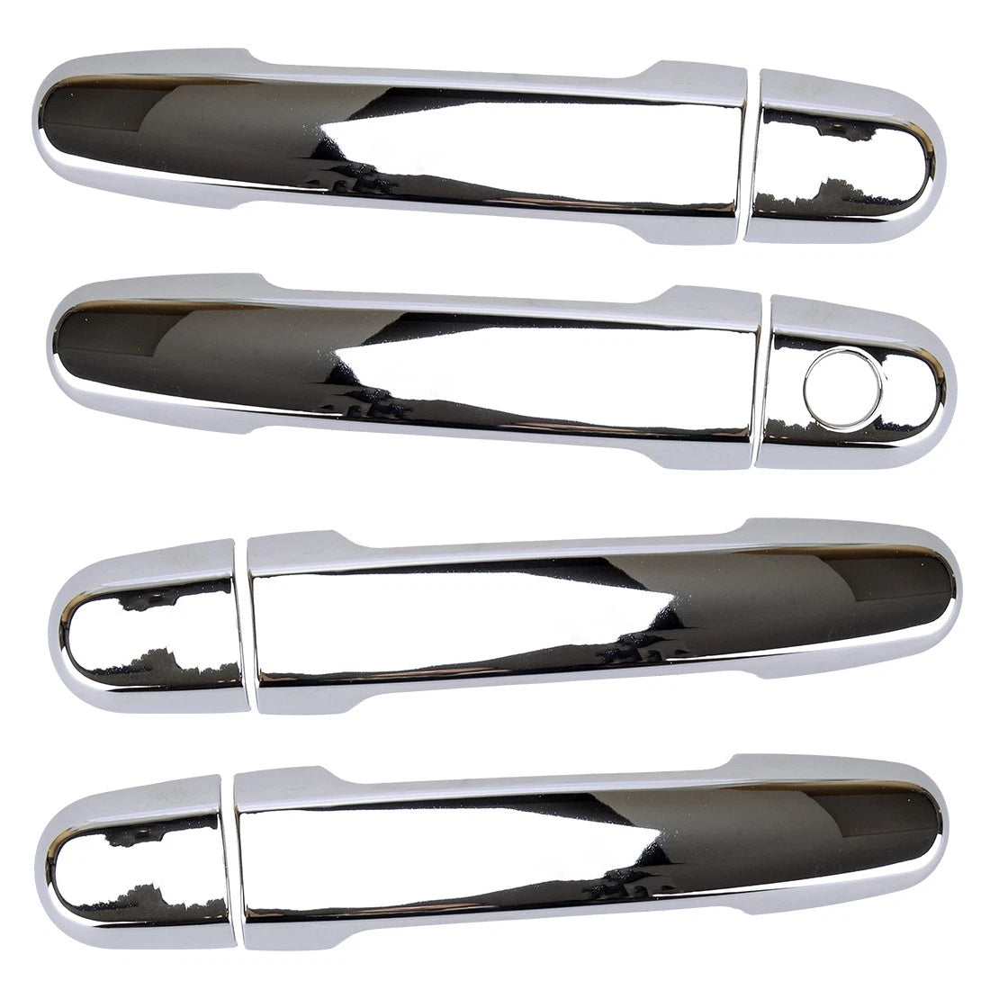 Chrome Side Door Handle Cover Trim for Toyota Yaris Hatchback (2012-2018)