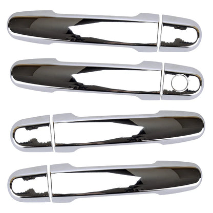 Chrome Side Door Handle Cover Trim for Toyota Yaris Hatchback (2012-2018)
