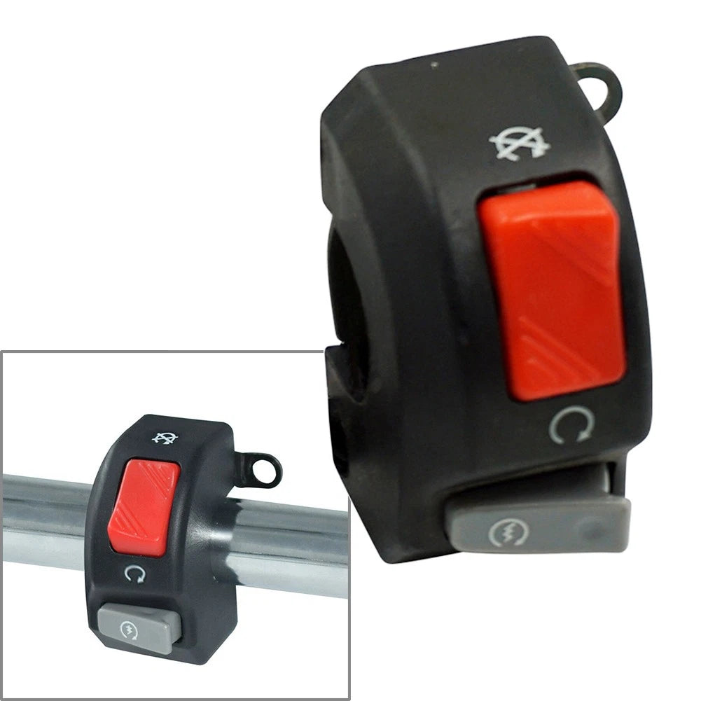 12V 7/8" Motorcycle Handlebar Headlight Fog Light Horn Switch for Various Models