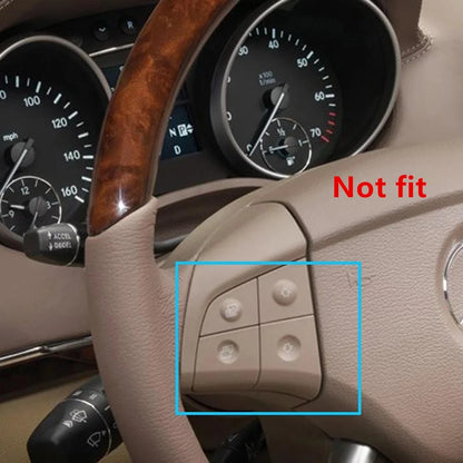 5 Button Black Steering Wheel Control Switch for Benz W164 ML GL Class (2006-2009)