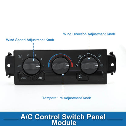 HVAC Panel for Chevrolet Silverado 1500-2500 (1999 - 2001)