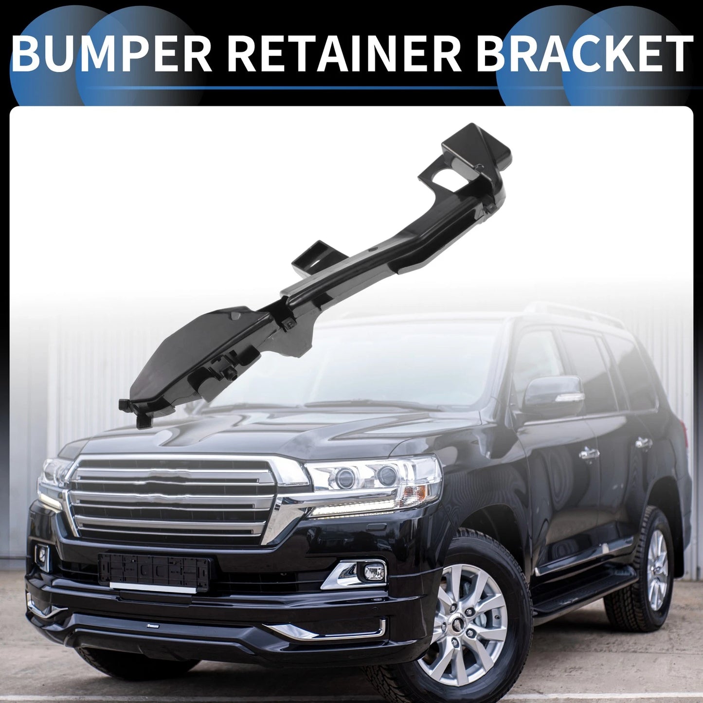 Left Front Bumper Retainer Bracket for Toyota Land Cruiser Prado (2002-2009)