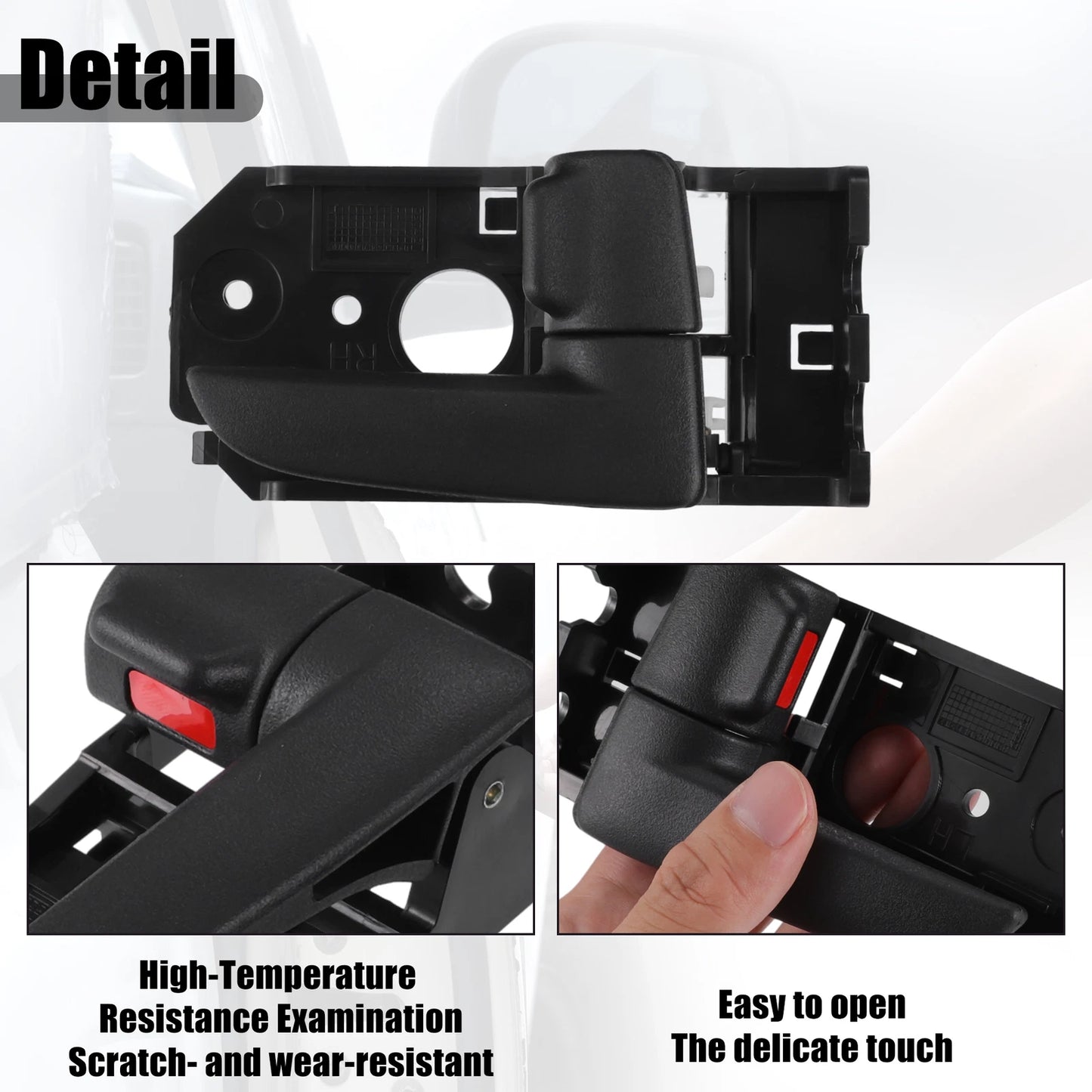 Pair Interior Door Handles for Kia Spectra (2000-2009)