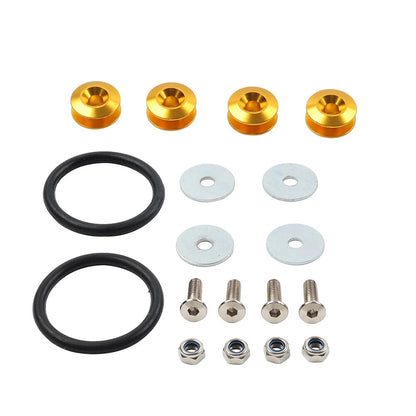 Quick Release Band Fastener Clips for Front Rear Trunk Hatch Lid for Make & Model