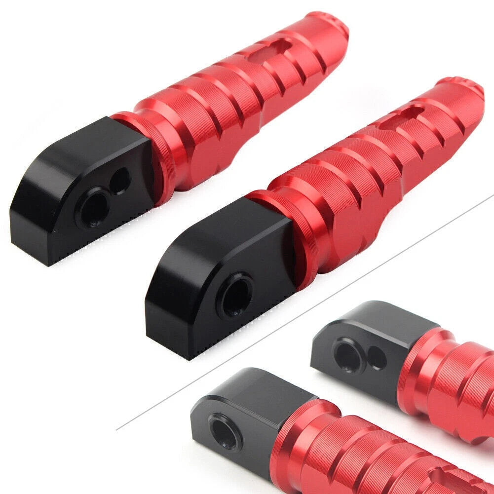 Rear Footrests for Street Scrambler 900, T100, T120 (2016-2023) - Red
