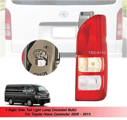 RH Tail Light Lamp w/Bulb for Toyota Hiace Commuter (2005-2013)