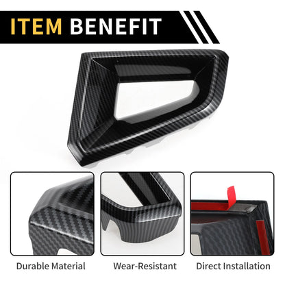 Grille Cover for Chevy Colorado (2023-2024) Carbon Fiber Pattern