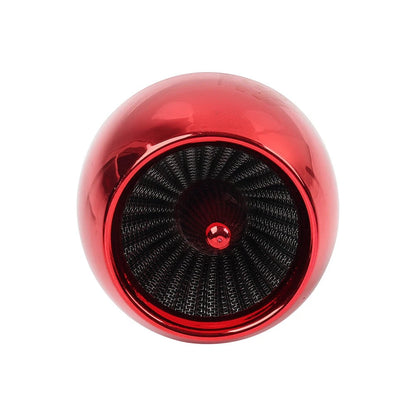 Universal Air Intake Filter Cone Pod for ATV Scooter - 28MM/35/42/48MM Adapter Red