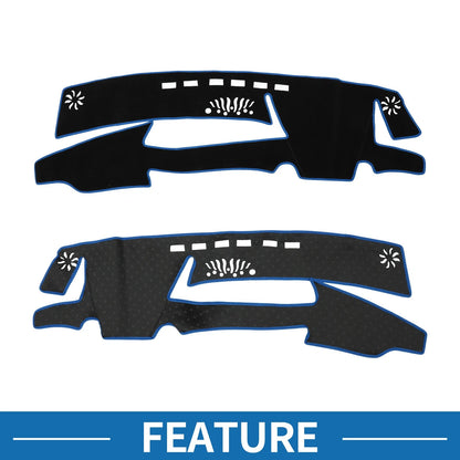 Dashboard Cover Mat for Lexus ES 300h 2021-2023 Sun Protector Pad Black Blue