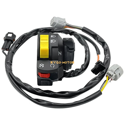 Left Handlebar Switch Start Stop Hi/Lo Headlight for Arctic Cat DVX (2009–2012)